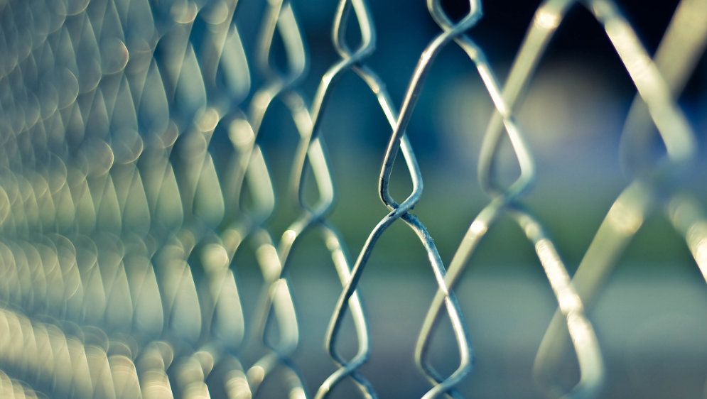 Chain link fence