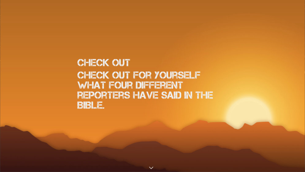 Check out for yourself slide